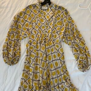 Alexis Yellow Floral Women's Dress